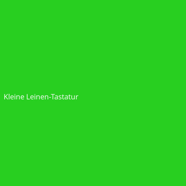 Kleine Leinen-Tastatur