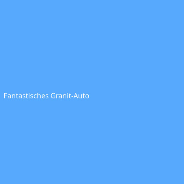 Fantastisches Granit-Auto