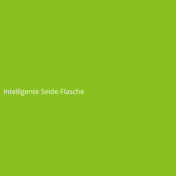 Intelligente Seide-Flasche