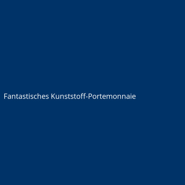 Fantastisches Kunststoff-Portemonnaie